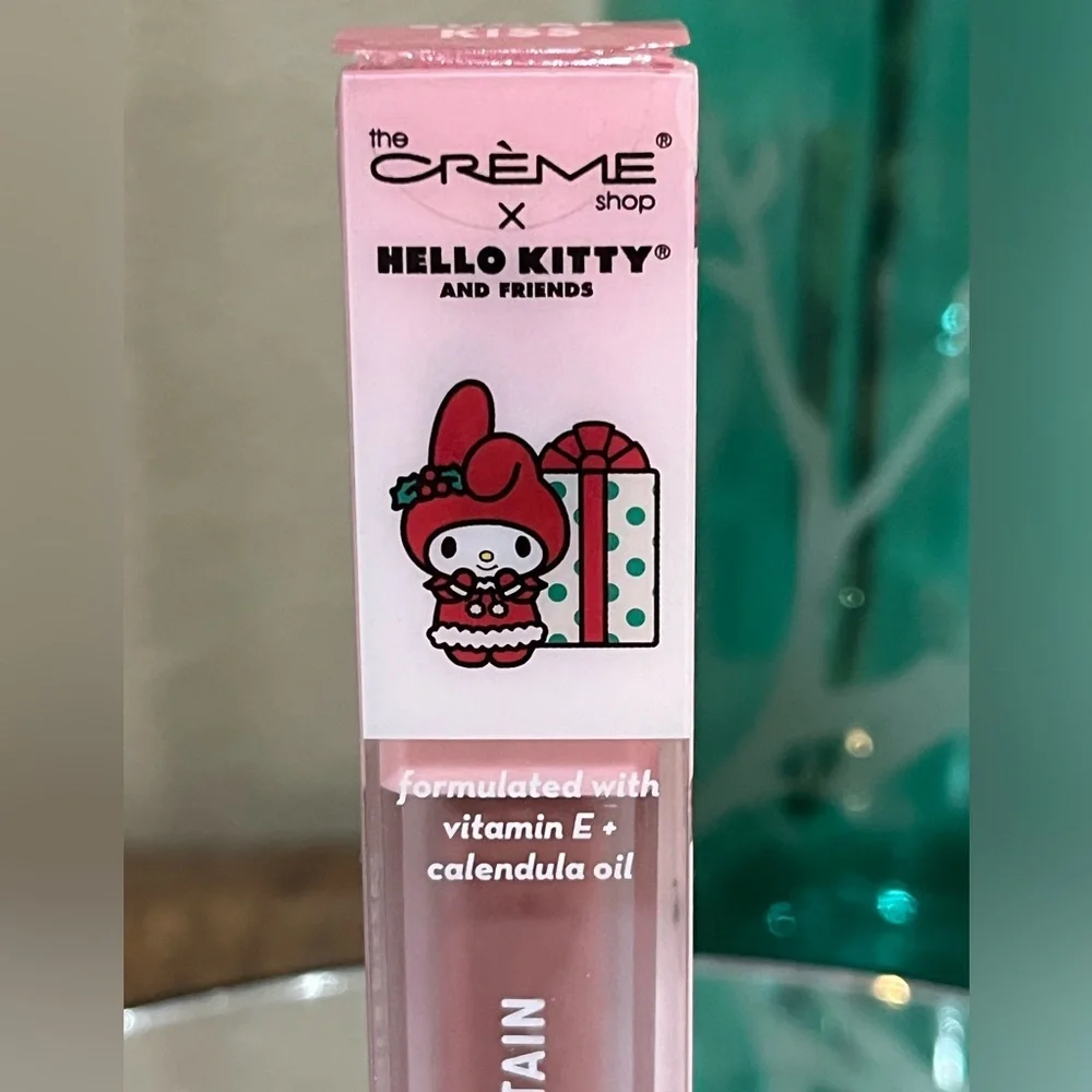 The Crème Shop x Hello Kitty Velvet Lip Stain in Sugar Kiss, new!